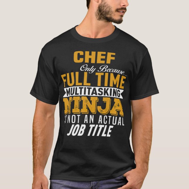 T-shirt Chef animal  space chef  (Devant)