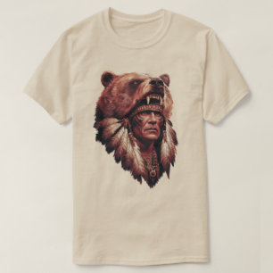 T-shirt Chef avec une peau d'ours