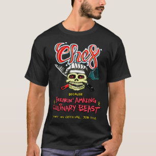 T-shirt Chef baking pirate birthday gift