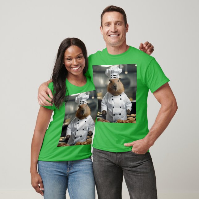 T-shirt "Chef Capy : Le chef pâtissier Capybara Extraordin (Unisexe)