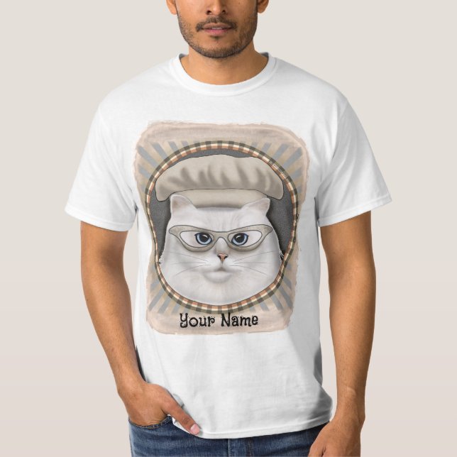 T-shirt Chef Chat Persan (Devant)