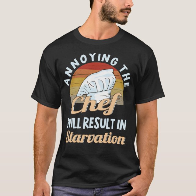 T-shirt Chef Chef Kitchen Restaurant Funny  birthday dope  (Devant)