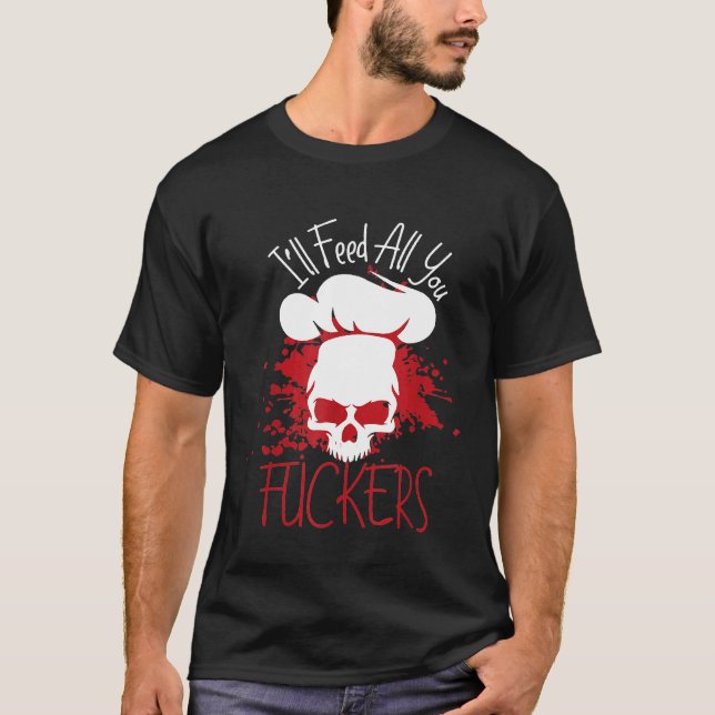 T-shirt Chef Chemises Pour Cuisine Cuisine Cuisine Chef Cu (Devant)