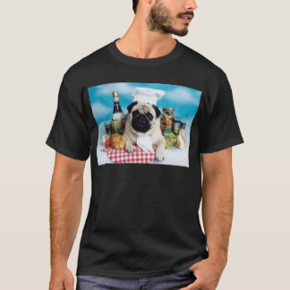 T-shirt Chef chien carlin