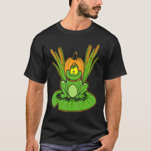 T-shirt Chef Citrouille grenouille Lazy Costume d'Hallowee