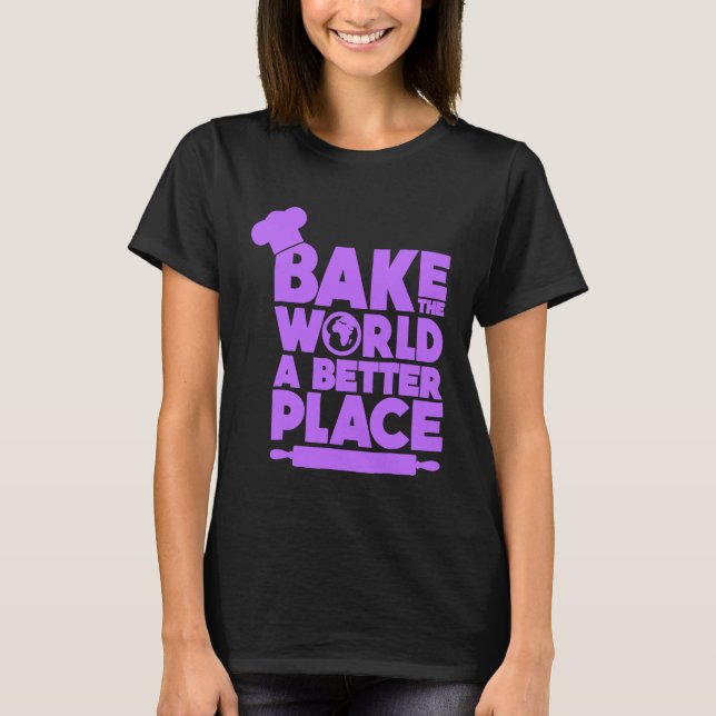 T-shirt Chef - Classique Funny Baking Rolling Pin Chefs Ca (Devant)