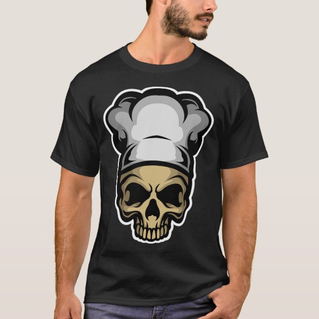 T-shirt Chef crâne en colère (Devant)