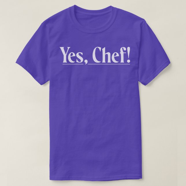 T-shirt Chef Cuisine culinaire (Design devant)