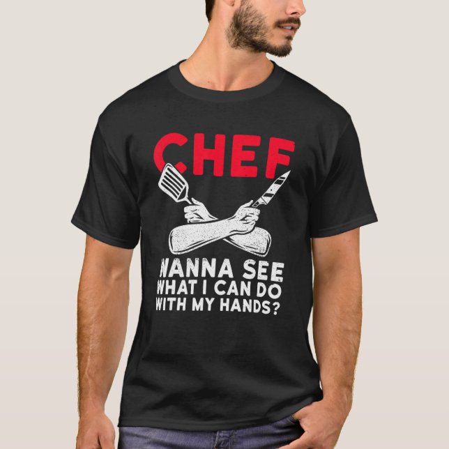 T-shirt Chef Cuisine Pour Un Chef (Devant)
