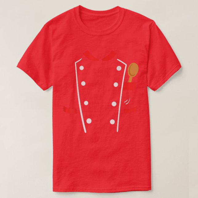 T-shirt Chef Cuisine Uniforme Cuisine culinaire (Design devant)