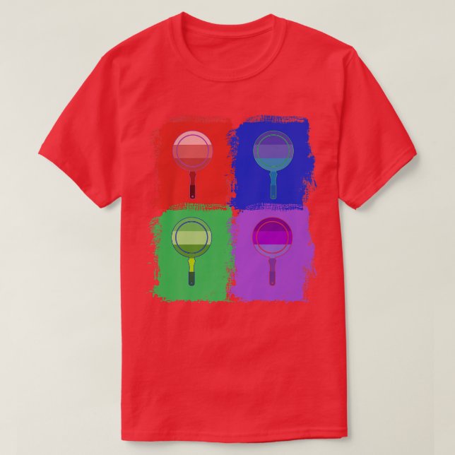 T-shirt Chef cuisinier cuisine Pop art (Design devant)