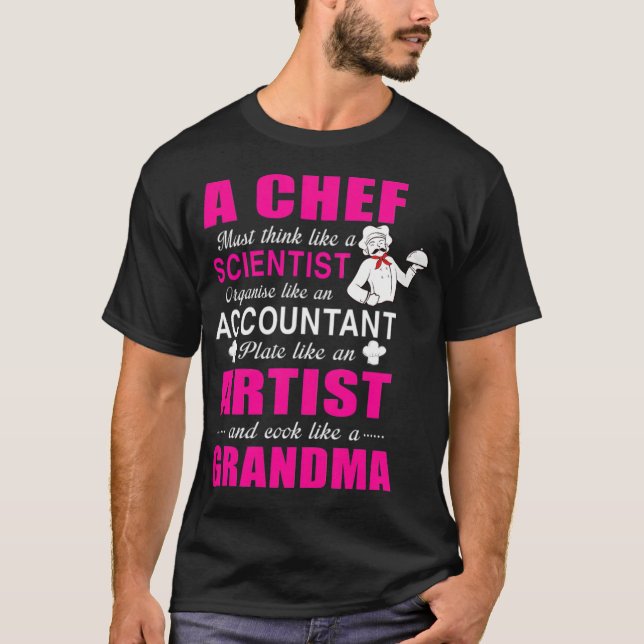 T-shirt Chef Cuisinier de construction écaveuse donut cade (Devant)