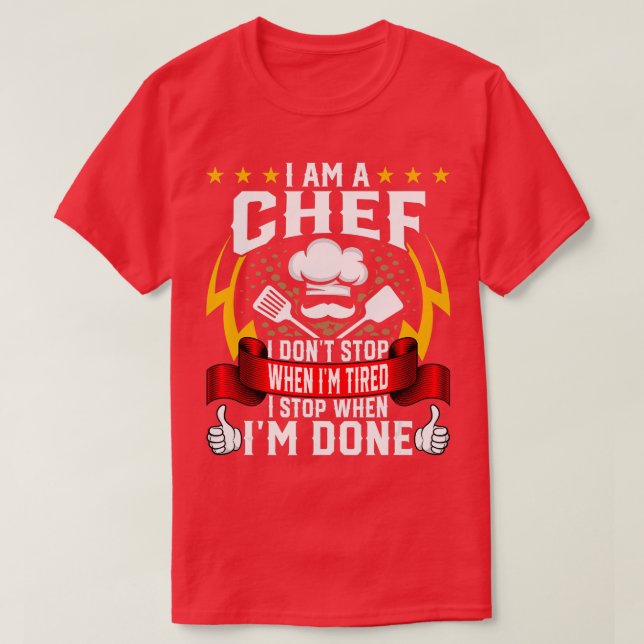 T-shirt Chef cuisinier Sous Chef Chef cuisinier Chef cuisi (Design devant)