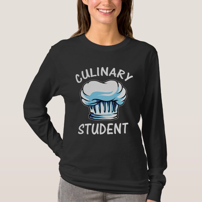 T-shirt Chef Culinary Student Cooking (Devant)