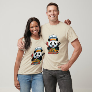 T-shirt Chef Cute Panda Chemise À Frites - Amateur De Nour
