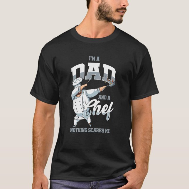 T-shirt Chef Dabing Papa Père Cook Restaurant Cuisine Ch (Devant)
