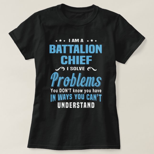 T-shirt Chef de bataillon (Design devant)