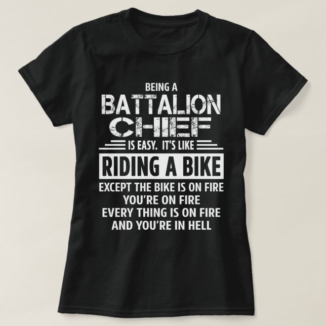 T-shirt Chef de bataillon (Design devant)