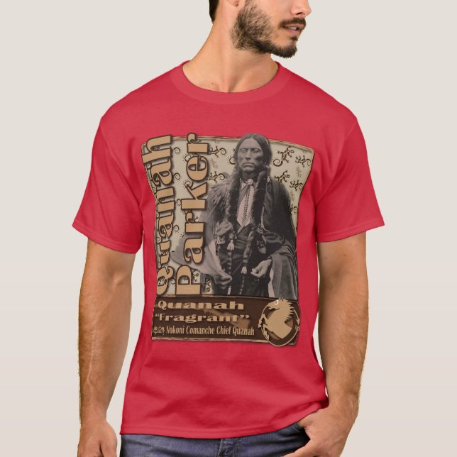 T-shirt Chef de Comanche de Quanah Parker Nokoni (Devant)