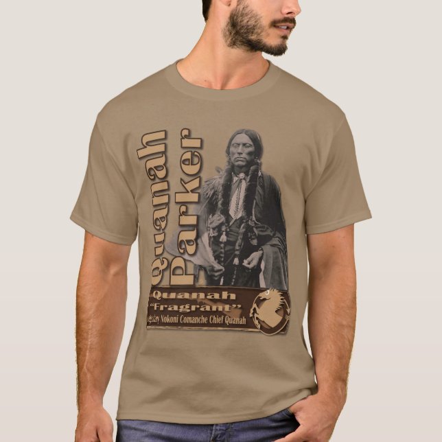 T-shirt Chef de Comanche de Quanah Parker Nokoni (Devant)