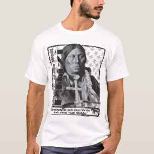 T-shirt Chef de guerre de Phizí Hunkpapa Lakota