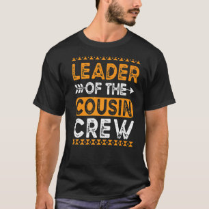 T-shirt Chef De L'Équipage Cousin Chef De Famille Heureux