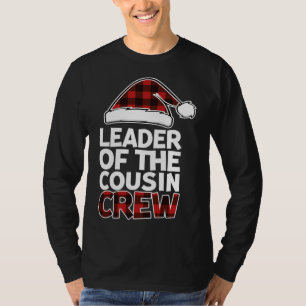 T-shirt Chef de l'équipage Cousin Christmas Buffalo Red Pl