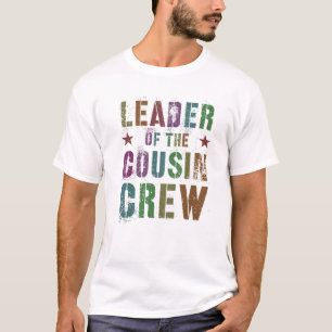 T-shirt CHEF DE L'ÉQUIPAGE DE COUSIN, Rockin' Funny Grand-