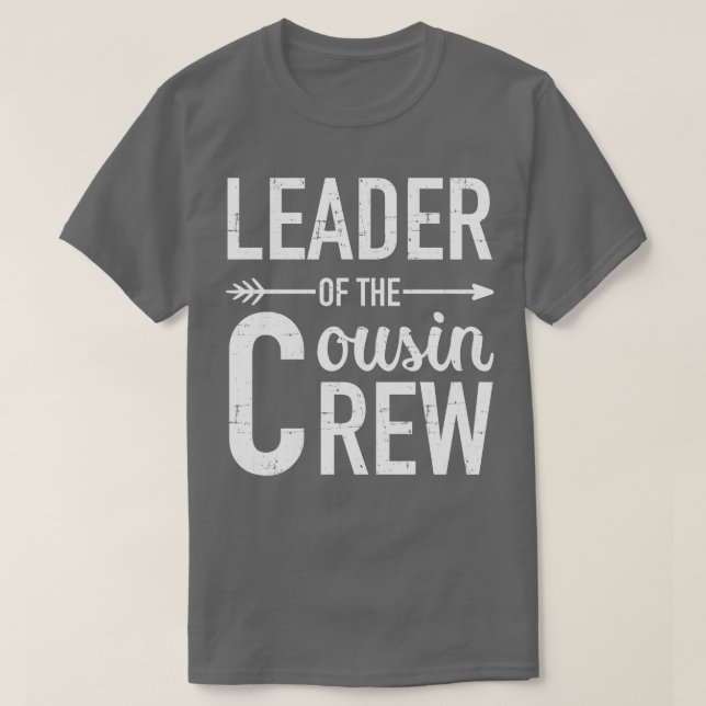 T-shirt Chef de l'équipage du cousin 1 (Design devant)