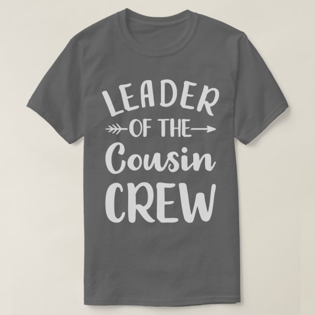 T-shirt Chef de l'équipage du cousin 2 (Design devant)
