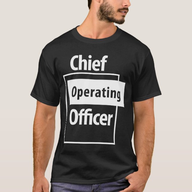 T-shirt Chef de l'exploitation Titre de l'emploi Professio (Devant)