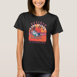 T-shirt Chef de ligne retraité Retraite Vintage