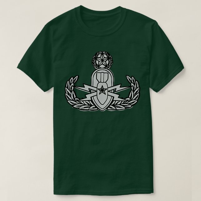 T-shirt Chef de marteau, homme de marine EOD Frogman, roug (Design devant)
