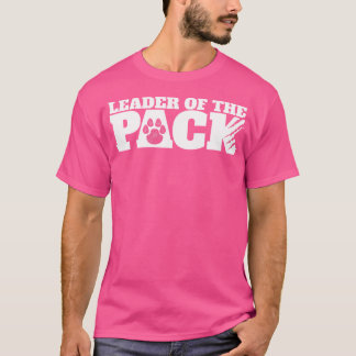 T-shirt Chef De Pack Wolf De L'Empreinte de patte Pack