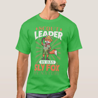 T-shirt Chef de scouts par jour Foin de sly par nature Maî