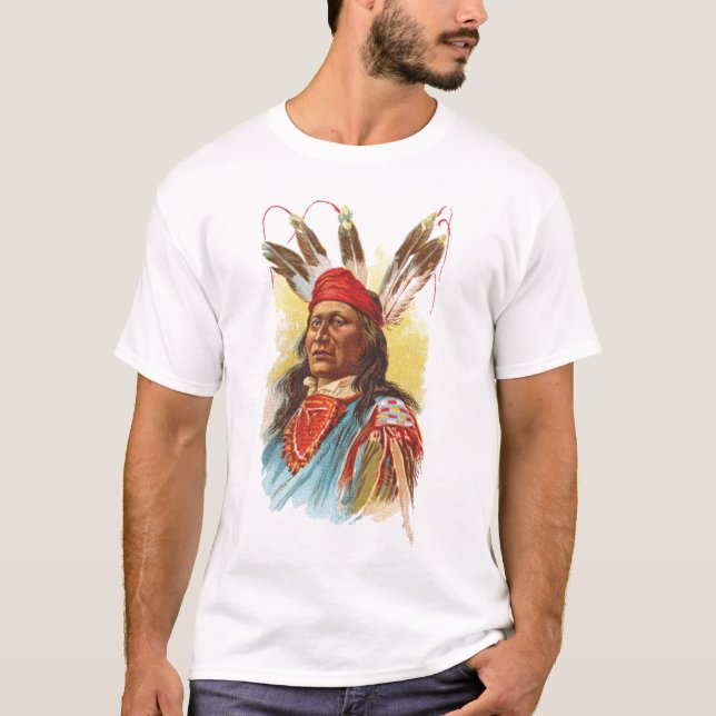 T-shirt Chef de Sioux de Pawnee : Ours de précipitation (Devant)