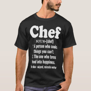 T-shirt Chef Definition Cuoks Things You Canu2019t