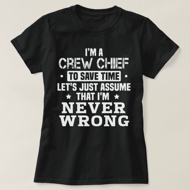 T-shirt Chef d'équipe (Design devant)