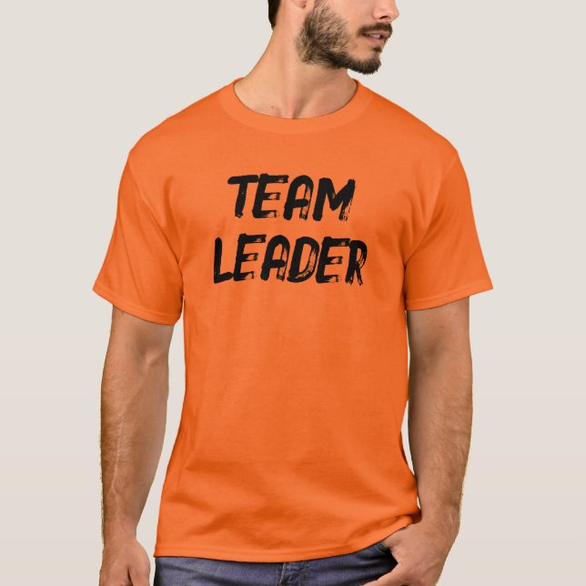 T-shirt CHEF D'ÉQUIPE (avant ET arrière) (Devant)