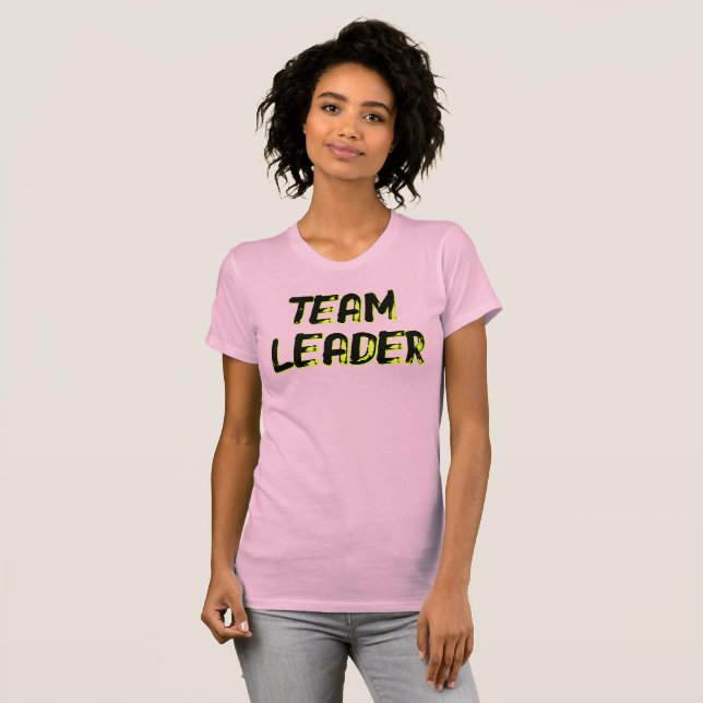T-shirt CHEF D'ÉQUIPE - (avant ET arrière) (Devant entier)