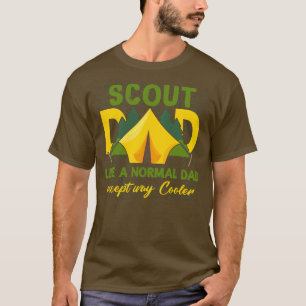 T-shirt Chef d'équipe de scouts Papa Chef d'équipe de scou