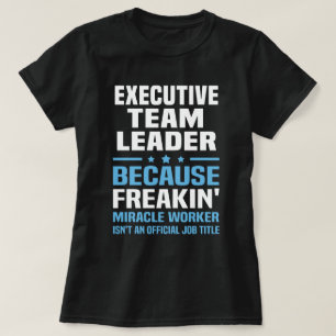 T-shirt Chef d'équipe exécutive