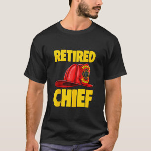 T-shirt Chef des pompiers à la retraite Aimer les pompiers
