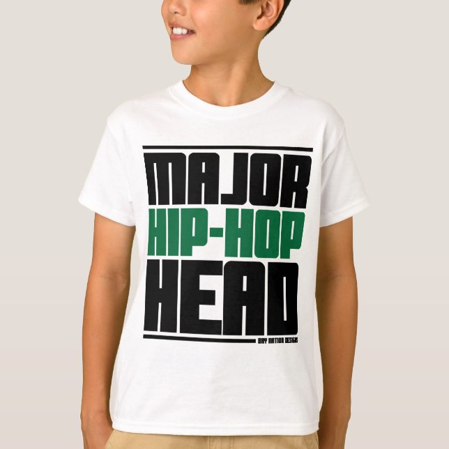 T-shirt Chef d'Hip hop principal Green (Devant)