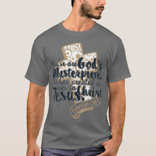 T-shirt Chef-d'oeuvre de Dieu Bible-Cadeau chrétien Verse 