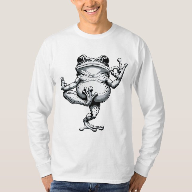 T-shirt Chef-d'œuvre de Grenouille Zen (Devant)