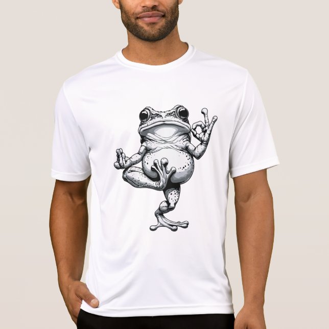 T-shirt Chef-d'œuvre de Grenouille Zen (Devant)