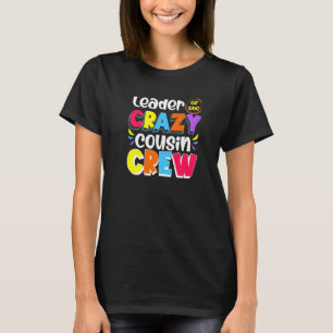 T-shirt Chef du Crazy Cousin Crew Family Glow Party