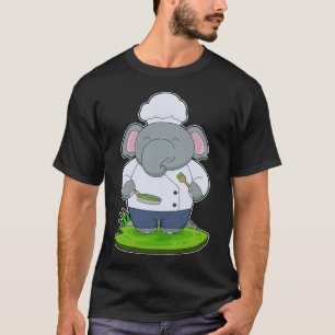 T-shirt Chef éléphant Cook Pan