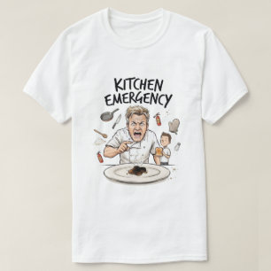 T-shirt Chef en colère drôle Toast brûlé
